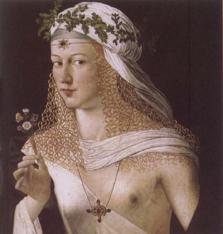 BARTOLOMEO VENETO Portrait of a Woman oil painting picture